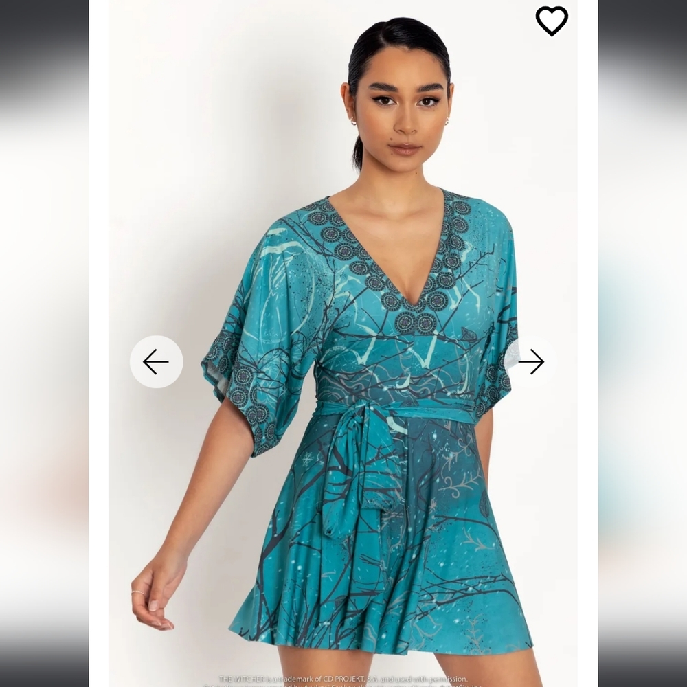 Blackmilk Clothing Ciri Slinky Playsuit Size M